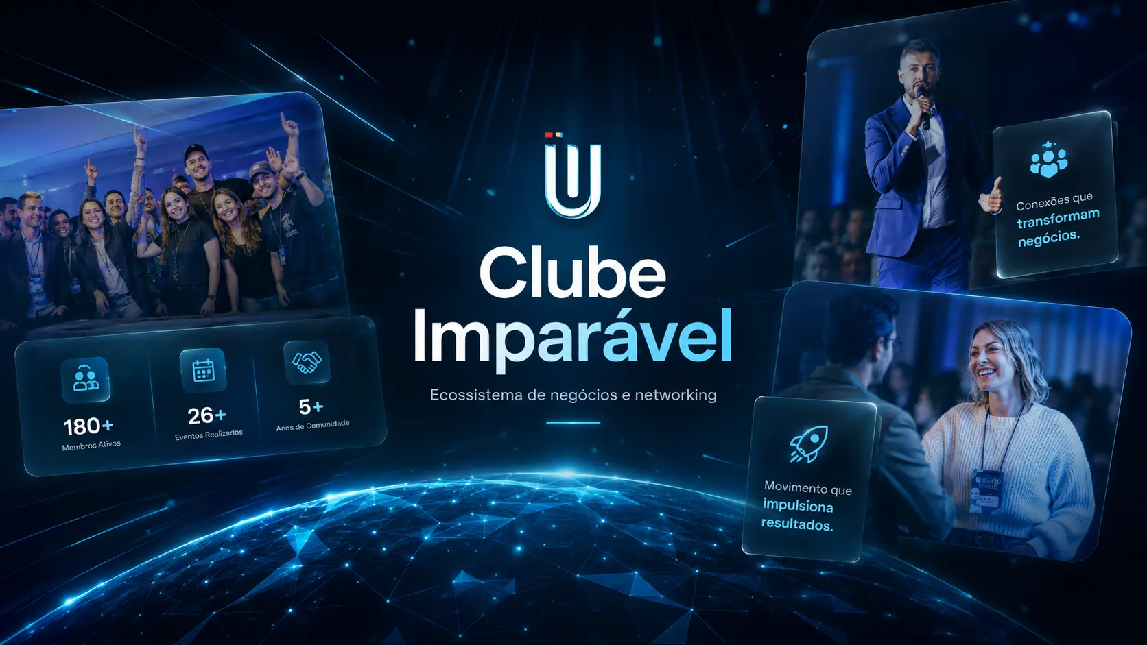 Preview do site Clube Imparável